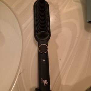 L'ange Black Hair Straightening Brush